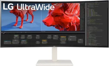 38WR85QC-W.AEU 38 Zoll Ultrawide Quad Curved Monitor HD+ Nano IPS LED - 3840x1600