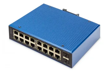 DN-651158 Industrial 16+2 Port-L2 managed Gigabit Ethernet Switch-16xGE RJ45
