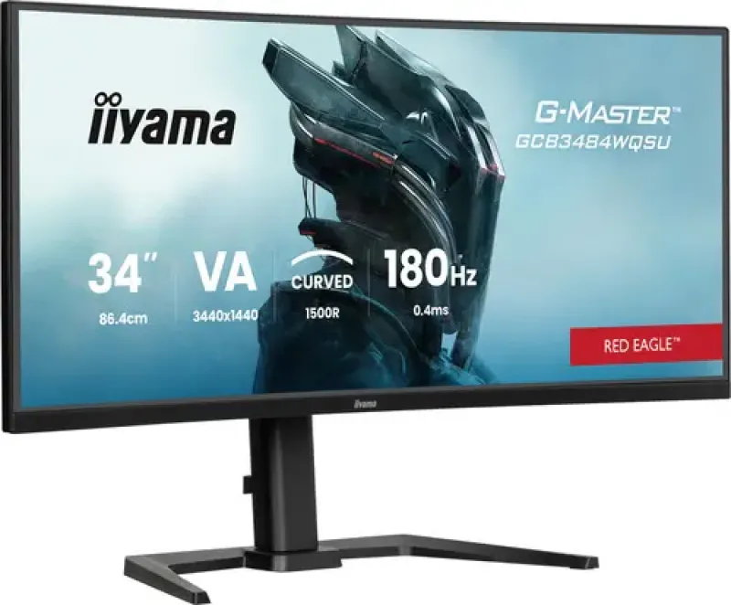 G-Master Red Eagle-34Zoll-Ultra Wide Quad HD Curved Monitor-3440x1440