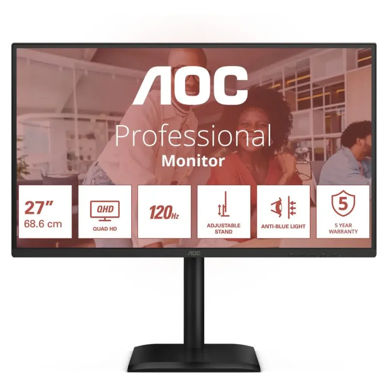 E4 Series-27Zoll-Quad HD Monitor-2560x1440