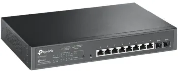 TL-SG2210MP TP-Link JetStream Switch, Smart, 8x 10/100/1000 (PoE+), 2x