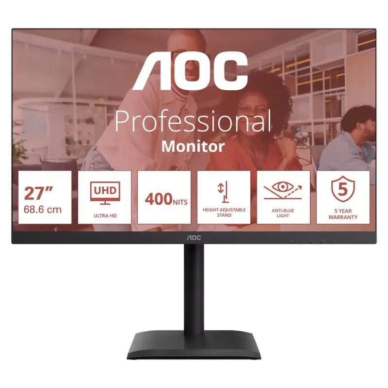 E4 Series-27Zoll-Ultra HD LED Monitor-3840x2160