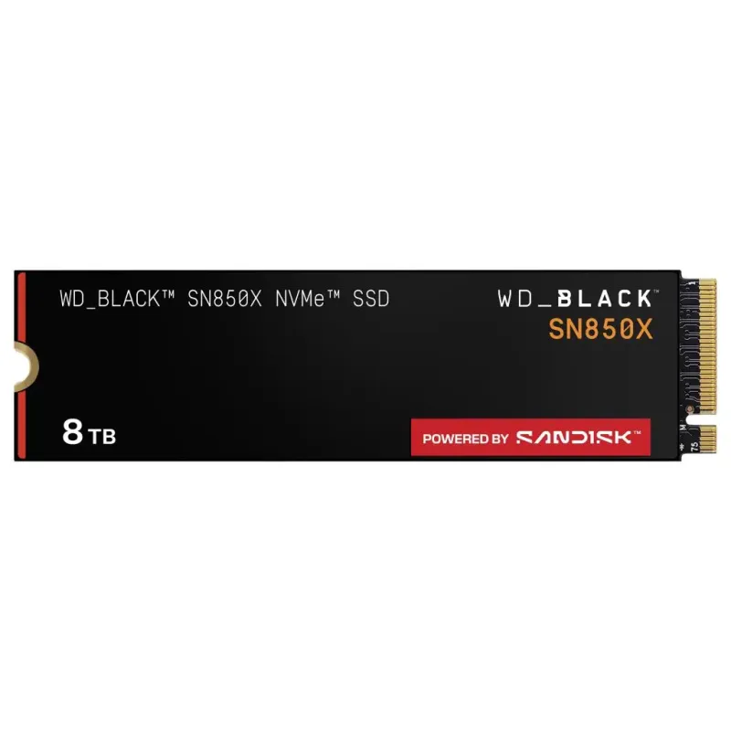 SN850X - 8TB -  NVMe - M.2 - 7200 MB/s - Laufwerk