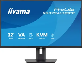 XB3294UHSCP-B1 Prolite 32Zoll-4K LED Monitor-USB-C Dock-KVM Switch-3840x2160