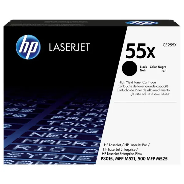 CE255X 55X LaserJet Toner Cartridge schwarz Standard 12.500 Seiten