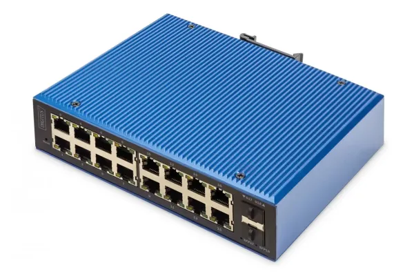 DN-651158 Industrial 16+2 Port-L2 managed Gigabit Ethernet Switch-16xGE RJ45