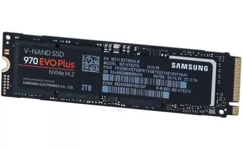 MZ-V7S2T0BW 2TB 970 EVO PLUS M.2 2280 NVMe SSD PCIe 3.0 x4 5YR WTY/3500Mb/s READ 3200Mb/s WRITE