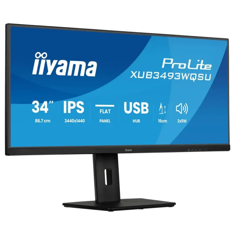 ProLite 34Zoll-UltraWide Quad HD IPS LED Monitor-3440x1440-HAS