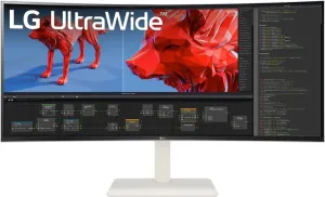 38WR85QC-W.AEU 38 Zoll Ultrawide Quad Curved Monitor HD+ Nano IPS LED - 3840x1600