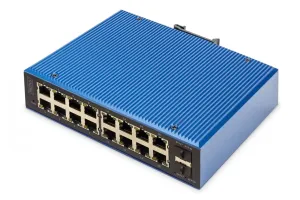 DN-651158 Industrial 16+2 Port-L2 managed Gigabit Ethernet Switch-16xGE RJ45