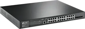 TL-SG3428MP TP-Link JetStream Switch, Managed, 24 x 10/100/1000 (PoE