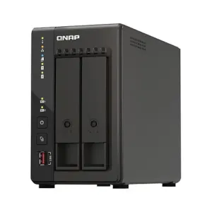 Intel Celeron J6412 NAS Tower-2x 3.5 Zoll Bays-8GB Ram-4GB Flash